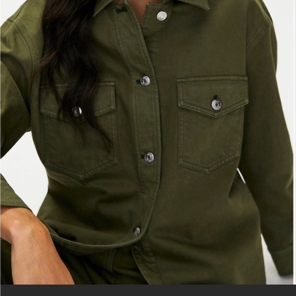 Aritzia Wilfred Free Ganna Shirt Jacket Shacket - Picture 2 of 6